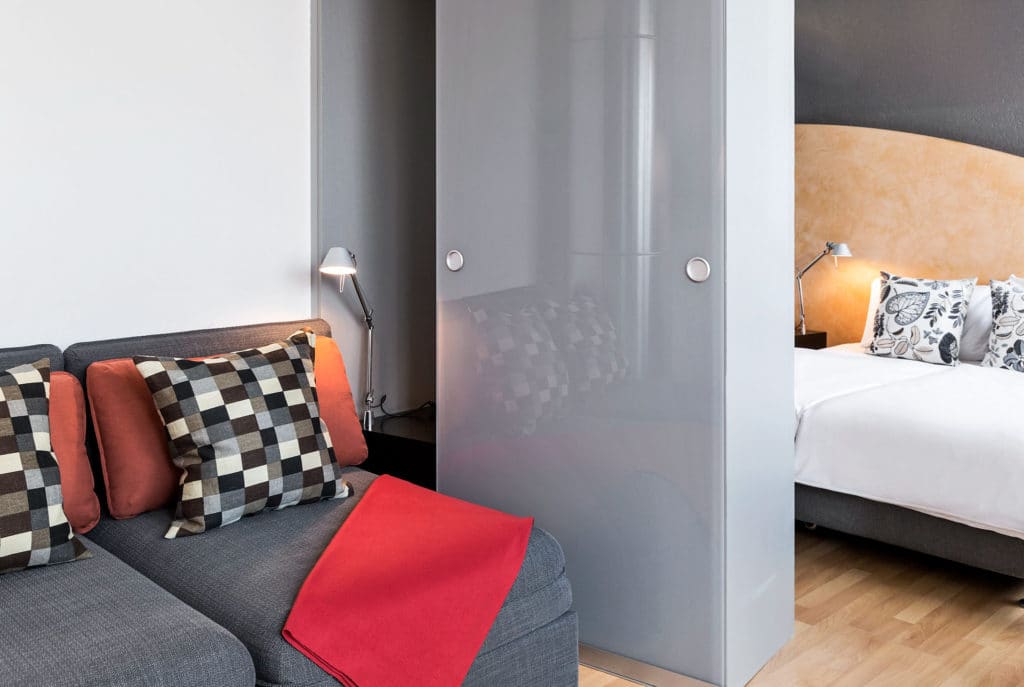 La Pergola Hotel in Bern Family Room lounge area