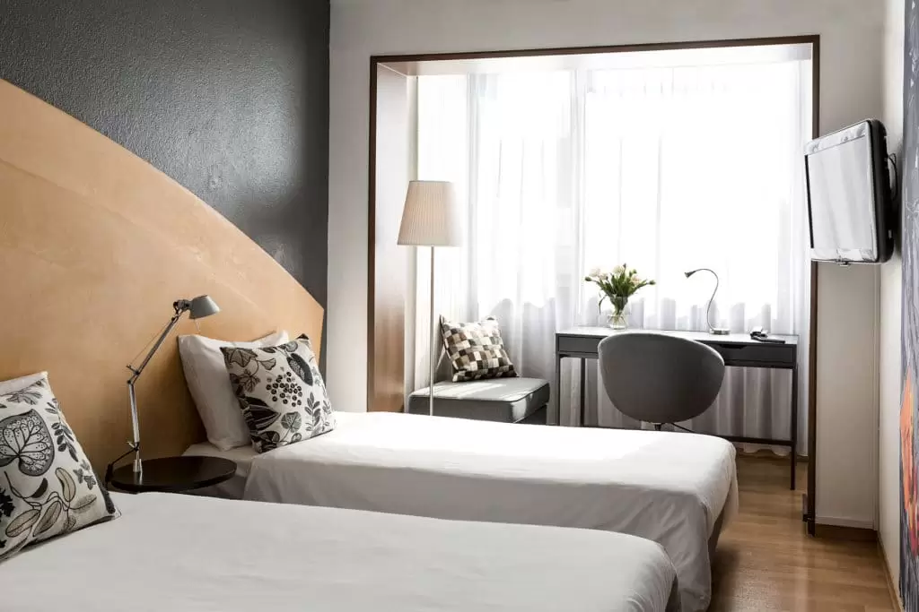 comfort twin room at la pergola hotel in bern switzerland